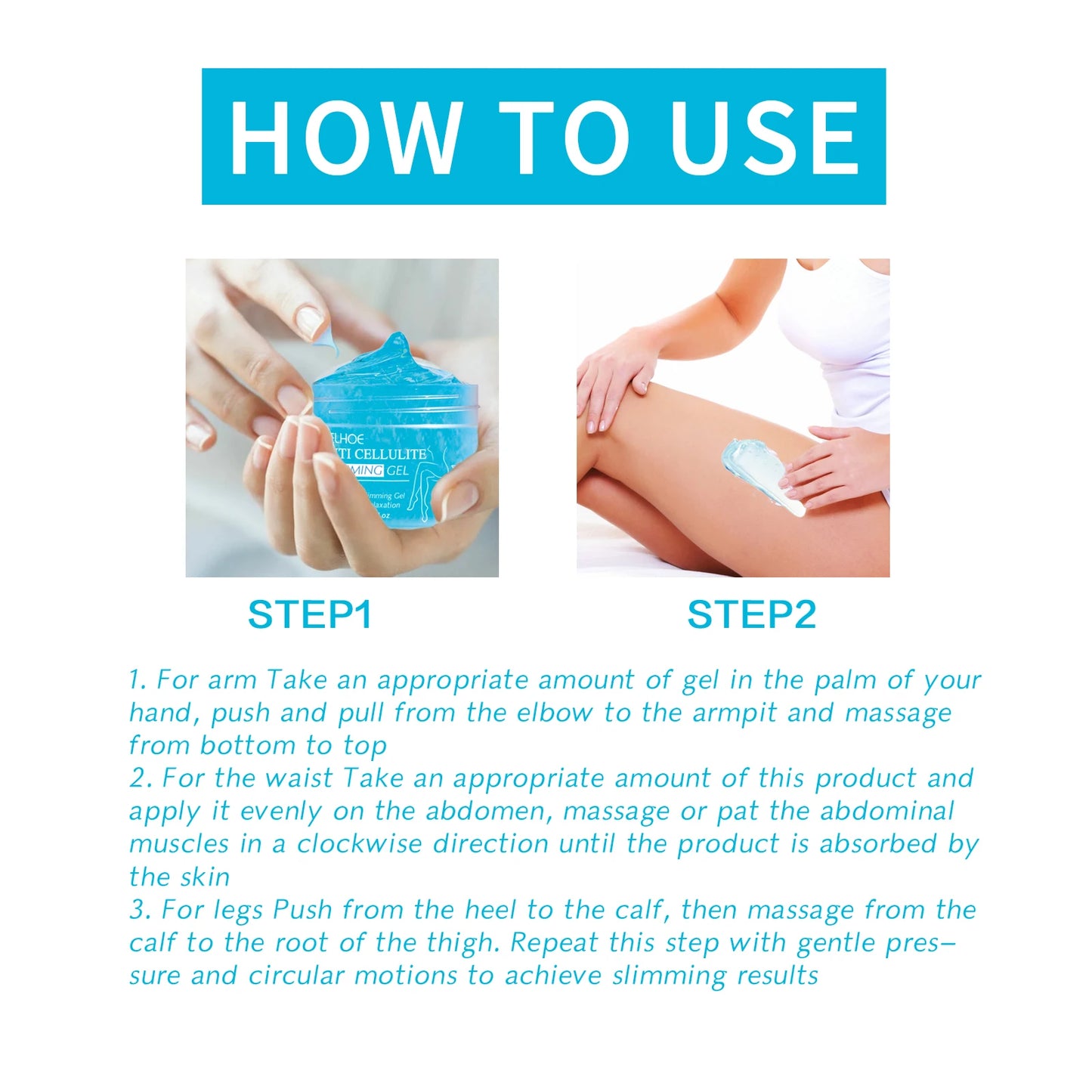 EELHOE Body Sculpting Gel Tummy Tuck Body Sculpting Firming Massage Big Belly Thigh Muscle Slacker Slimming Gel